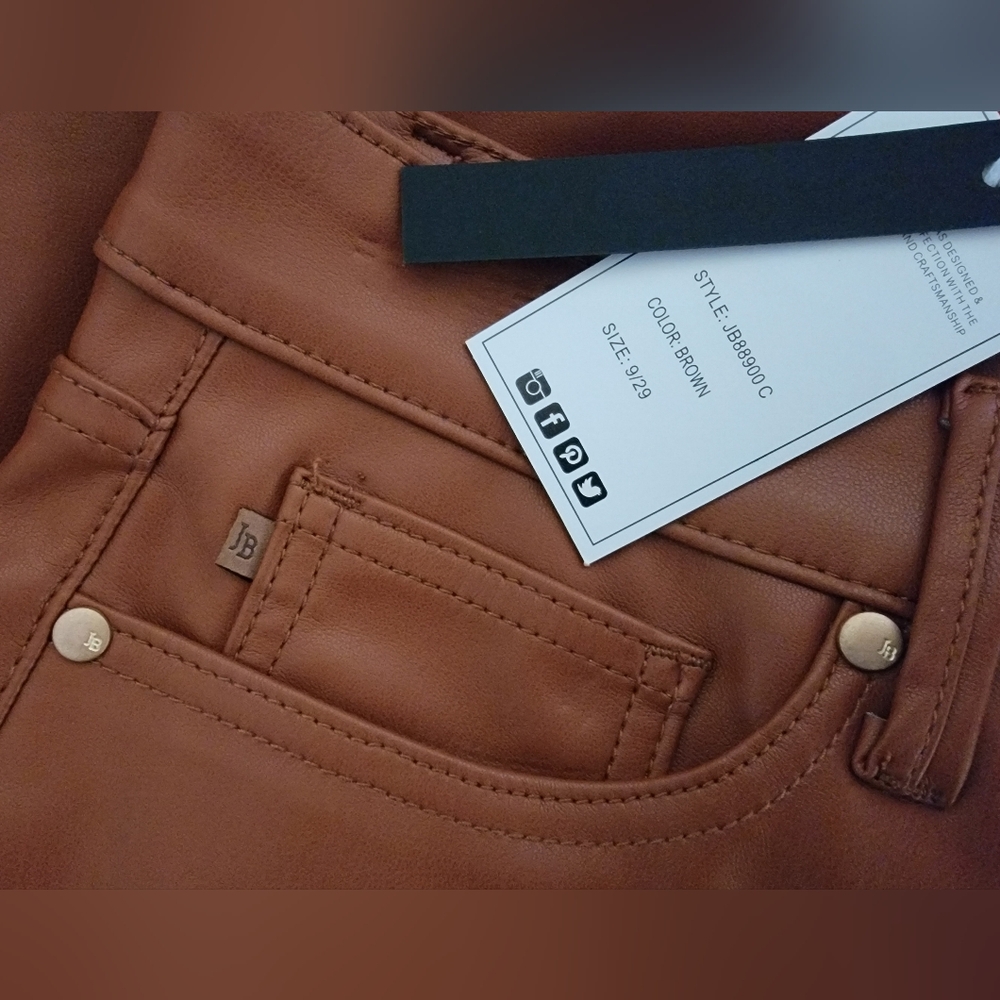 Judy Blue Camel Brown Trousers - Picture 9 of 12